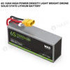 6S 10Ah High Power Density Light Weight Drone Solid State Lithium Battery