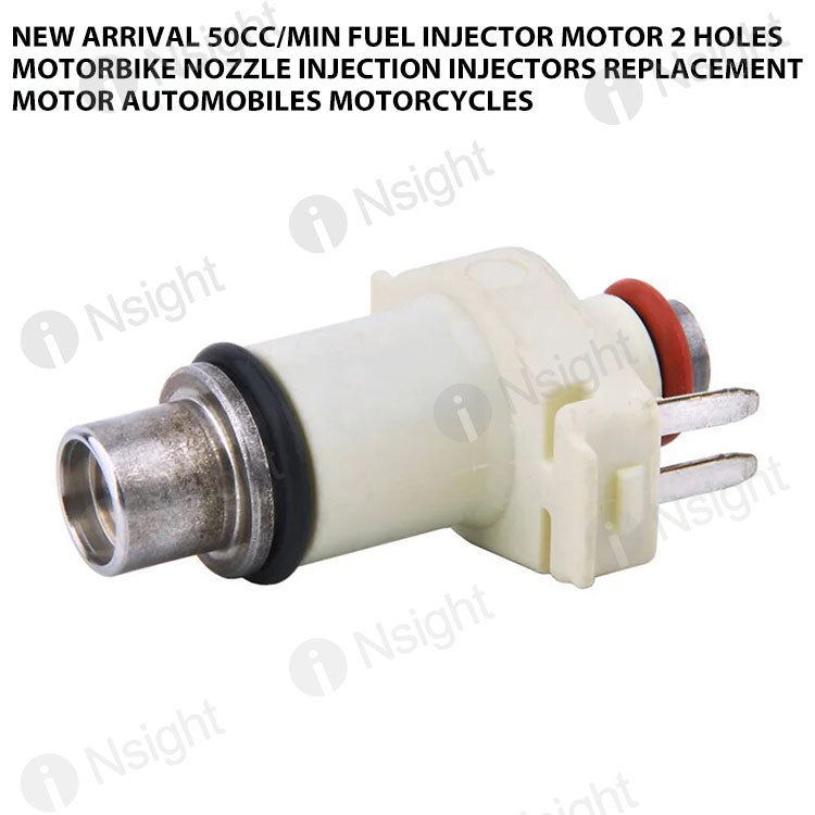 New Arrival 50cc/min Fuel Injector Motor 2 Holes Motorbike Nozzle Inje ...