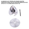 Aluminum Alloy Propeller Spinner Adapter Propeller Cover for DLE Gasoline Engine Dia.76/82/89/95/101/114/127mm DLE30/40/55/61/85
