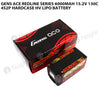 Gens Ace Redline Series 6000mAh 15.2V 130C 4S2P HardCase HV Lipo Battery