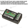 FLYSKY FS-i6X FS i6X 10CH 2.4GHz AFHDS 2A RC Transmitter With X6B iA6B A8S iA10B iA6 Receiver for RC FPV Racing Drone Retailbox