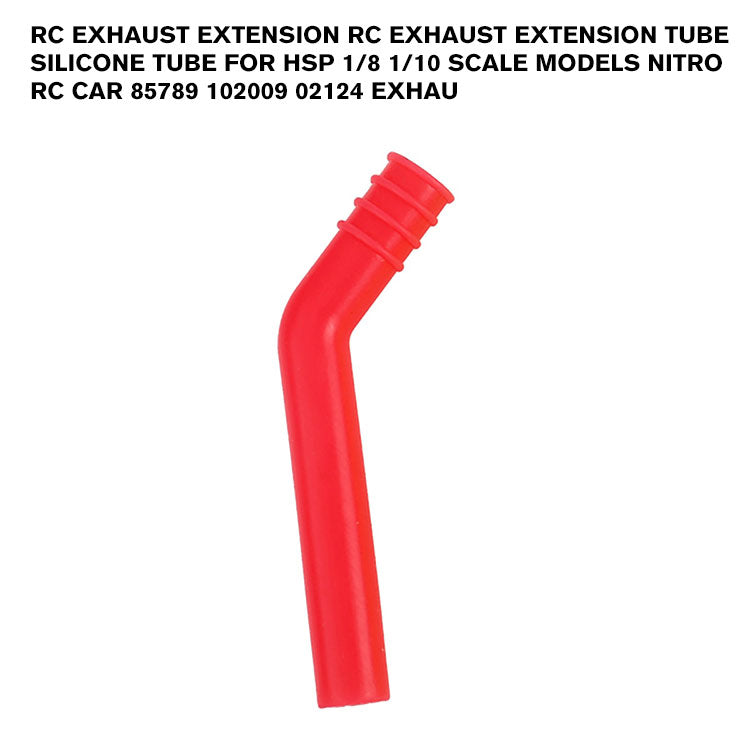 RC Exhaust Extension RC Exhaust Extension Tube Silicone Tube For HSP 1/8 1/10 Scale Models Nitro RC Car 85789 102009 02124 Exhau