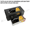 Tattu 22.2V 30C 6S 22000mAh Lipo Battery With XT90-S Plug For UAV