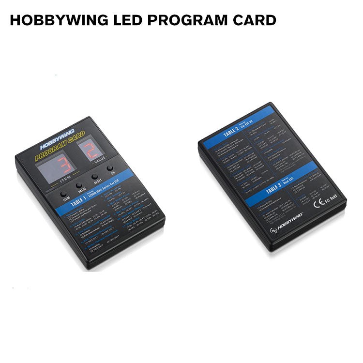 Hobbywing LED Program Card