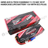 Gens Ace G-Tech 5300mAh 11.1V 60C 3S1P HardCase Lipo Battery 15# With EC5 Plug