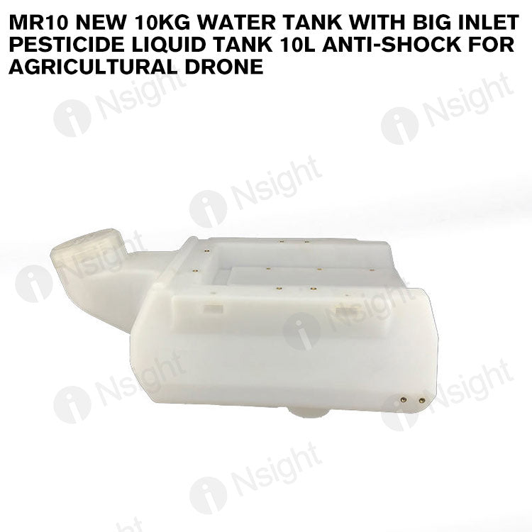 New 10KG Water Tank with Big Inlet Pesticide Liquid Tank 10L Anti-Shock For Agricultural Drone