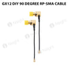 GX12 DIY 90 Degree RP-SMA Cable