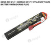 Gens Ace 25C 1200mAh 2S1P 7.4V Airsoft Gun Battery With Deans Plug