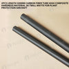 2pcs Length 500mm carbon fiber tube high composite hardness material 3K Twill matte for plant protection aircraft