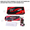 Gens Ace G-Tech 5300mAh 7.4V 60C 2S1P HardCase Lipo Battery Pack 21# With Deans Plug