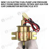 New 12V Electric Fuel Pump Low Pressure Bolt Fixing Wire Diesel Petrol HEP-02A For Car Carburetor Motorcycle ATV