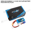Gens Ace 450mAh 11.1V 45C 3S1P Lipo Battery Pack With EC2 Plug