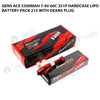 Gens Ace 5300mAh 7.4V 60C 2S1P HardCase Lipo Battery Pack 21# With Deans Plug