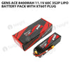 Gens Ace 8400mAh 3S2P 60C 11.1V Lipo Battery Pack With XT60T Plug