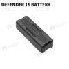 Defender 16 battery