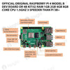 Official Original Raspberry Pi 4 Model B Dev Board or 4b Kit(G) RAM 1GB 2GB 4GB 8GB Core CPU 1.5Ghz 3 Speeder Than Pi 3B+
