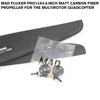 FLUXER Pro14x4.8.Inch Matt Carbon Fiber Propeller For The Multirotor Quadcopter