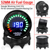 52mm Digital Air Fuel Ratio Gauge With Narrowband O2 Oxygen Sensor Car Gauge AFR Fit for 12V Car Voltmeter 2 in 1 Meter Voltage