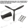 Drone Propellers 8x6 9x6 10x6 11x7 13x8 Efficient 3 Blades CW Propeller Spinner 1/2/4PCS Three Blade Prop RC FPV Airplane