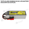 Tattu R-Line 4500mAh 6S 95C Lipo Battery Pack With AS150 Plug