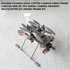 H450mm Folding Quad copter carbon fiber frame 4-rotor mini RC FPV Aerial camera aircraft multicopter DIY Drone Frame kit