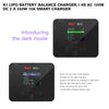 K1 Lipo Battery Balance Charger,1-6S AC 100W DC 2 x 250W 10A Smart Charger