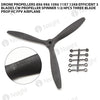 Drone Propellers 8x6 9x6 10x6 11x7 13x8 Efficient 3 Blades CW Propeller Spinner 1/2/4PCS Three Blade Prop RC FPV Airplane