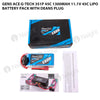 Gens Ace G-Tech 3S1P 45C 1300mAh 11.1V 45C Lipo Battery Pack With Deans Plug