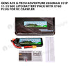 Gens Ace 2200mAh 3S 60C 11.1V G-Tech Adventure Lipo Battery Pack With XT60 Plug For RC Crawler