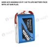 Gens Ace 4000mAh 2S1P 7.4V TX Lipo Battery Pack With JST-EHR Plug