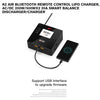 K2 Air Bluetooth Remote Control Lipo Charger,AC/DC 200W/500Wx2 20A Smart Balance Discharger/Charger