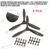 Drone Propellers 8x6 9x6 10x6 11x7 13x8 Efficient 3 Blades CW Propeller Spinner 1/2/4PCS Three Blade Prop RC FPV Airplane