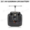 2S 7.4V 6200mAh Lipo Battery