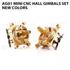 AG01 MINI CNC Hall Gimbals Set New Colors