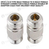 2Pcs L16 N Type Male Female To N Male Female Straight Connector N Male Female Double RF Adapter Coax Fast Delivery High Quality