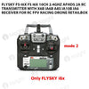 FLYSKY FS-i6X FS i6X 10CH 2.4GHz AFHDS 2A RC Transmitter With X6B iA6B A8S iA10B iA6 Receiver for RC FPV Racing Drone Retailbox