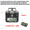 FLYSKY FS-i6X FS i6X 10CH 2.4GHz AFHDS 2A RC Transmitter With X6B iA6B A8S iA10B iA6 Receiver for RC FPV Racing Drone Retailbox