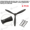 Drone Propellers 8x6 9x6 10x6 11x7 13x8 Efficient 3 Blades CW Propeller Spinner 1/2/4PCS Three Blade Prop RC FPV Airplane