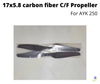 17x5.8 carbon fiber  C/F Propeller for AYK 250