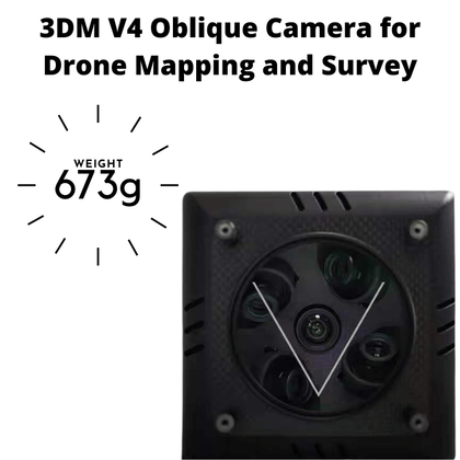 3DM V4 Oblique Camera for Drone Mapping and Survey