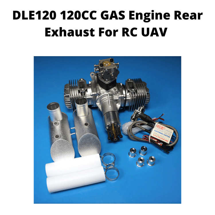 DLE120 120CC GAS Engine Rear Exhaust For RC UAV