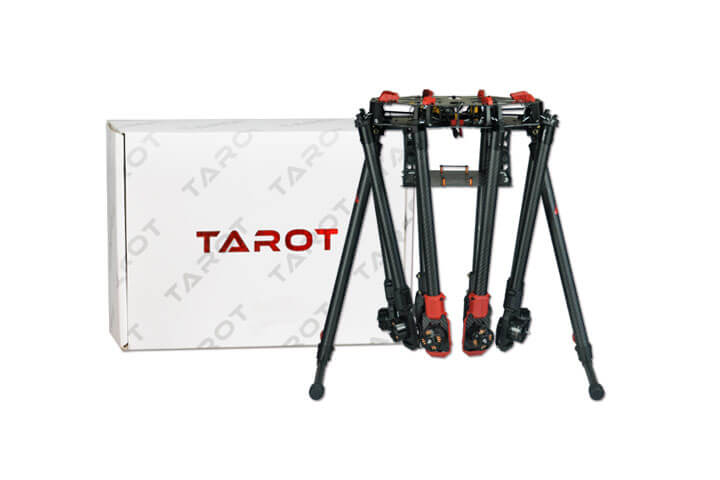 Tarot X8-II 8 Axis Multitor Frame Kit with Retracts for Aerial Photography (TL8X000-PRO)
