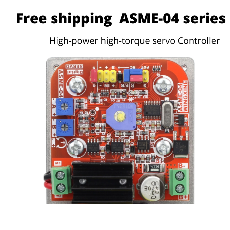 Free shipping ASME-04 series High-power high-torque servo Controller