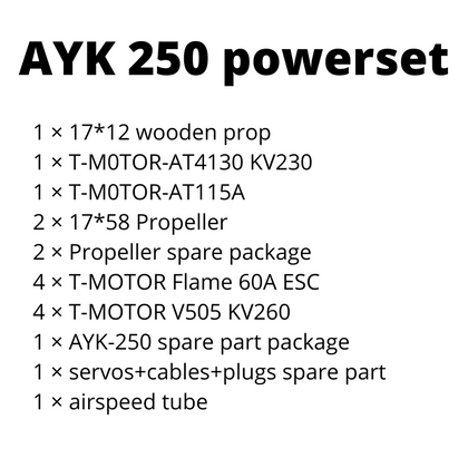 AYK 250 powerset