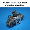 DLE111 DLE 111CC Twin Cylinder 2-strokes Gasoline / Petrol Engine for RC Airplane