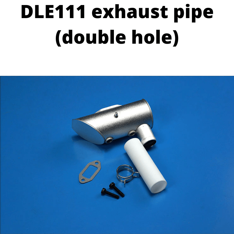 DLE111 exhaust pipe (double hole)