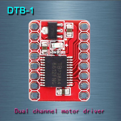 Free shipping Lots 4 Per piece, DTB-1 5V~13.5V/1.2A Dual channel DC brush motor driver，montor