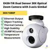 EH30-TIR Dual Sensor 30X Optical Zoom Camera with 3-axis Gimbal