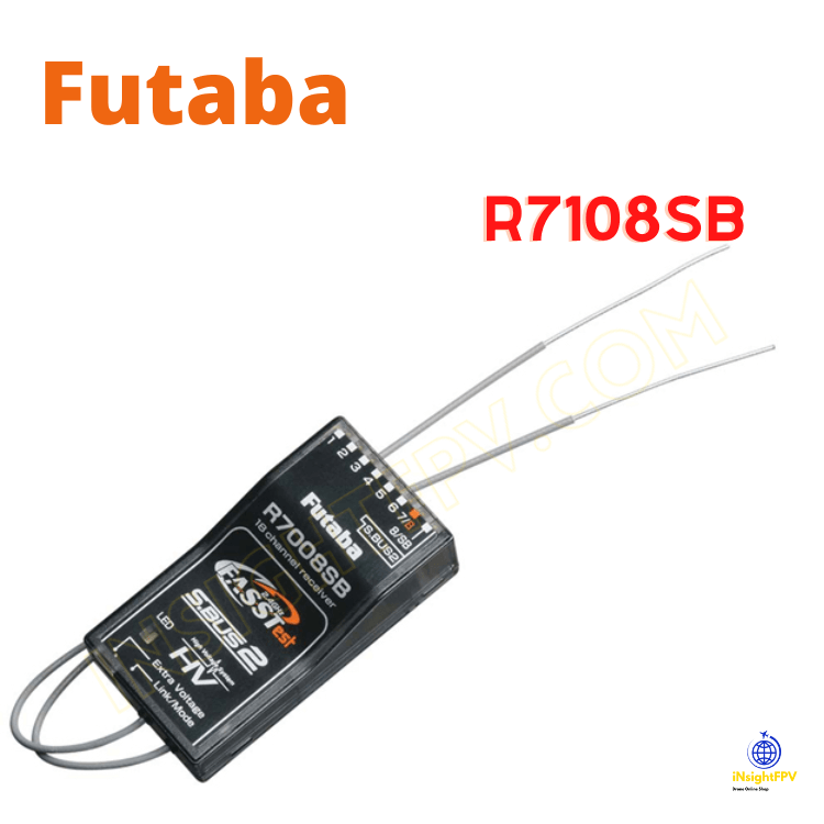 NEW Original Futaba R7108SB S.Bus2 SBUS FASSTest Receiver 14SG/18MZ/18SZ