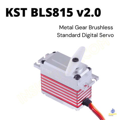 KST BLS815 v2.0 20kg Metal Gear 0.07sec Brushless Standard Digital Servo for UAV RC Car Boat Robot Arm Helicopter Airplane